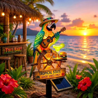 🌴 "Tropical State of Mind" Solar-Powered Parrot Light – Your 24/7 Vacation Mode, Activated 🌅