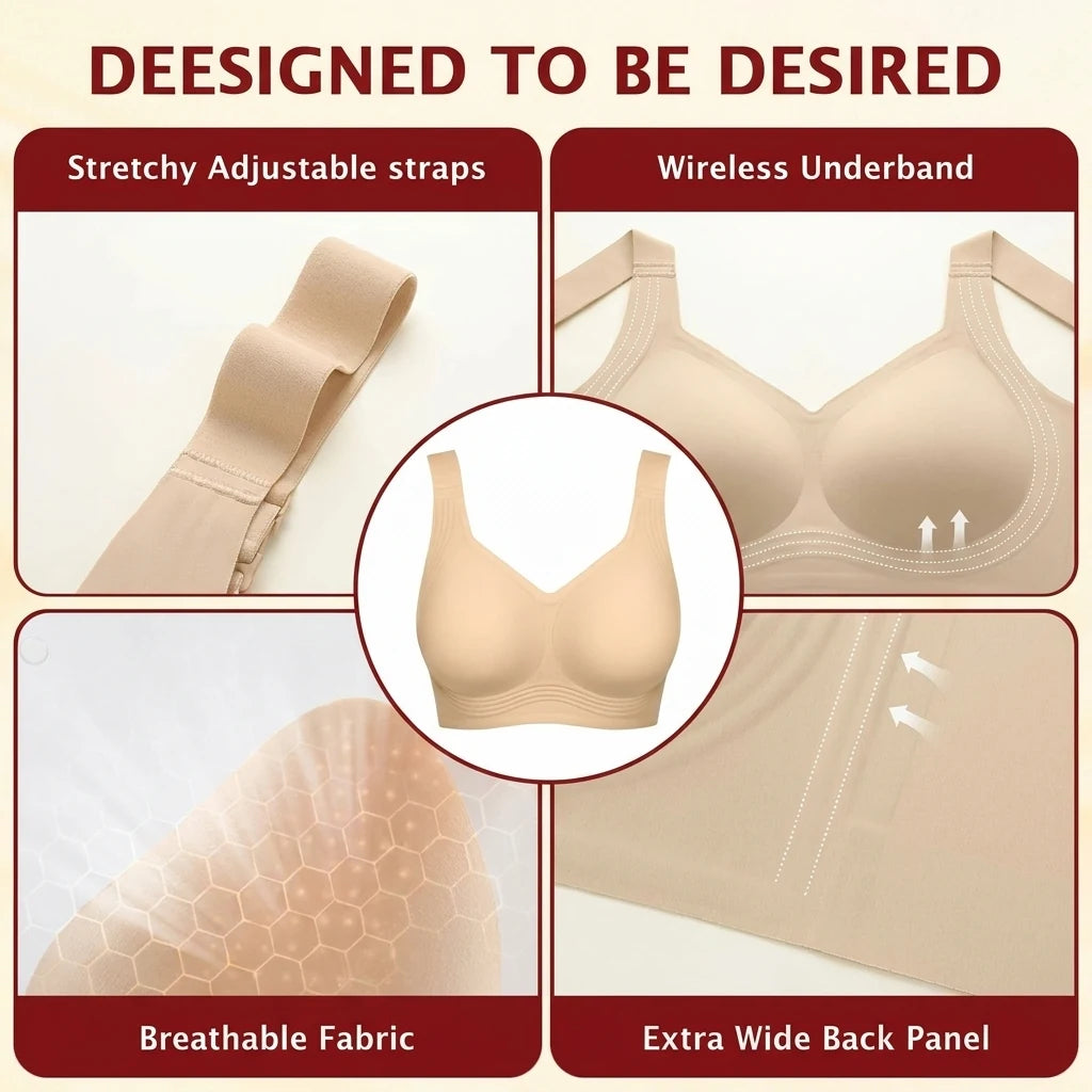 LAST DAY SALE 70% OFF -Super firming Wire free Bra