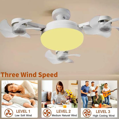 Ceiling Fans with Lights and Remote