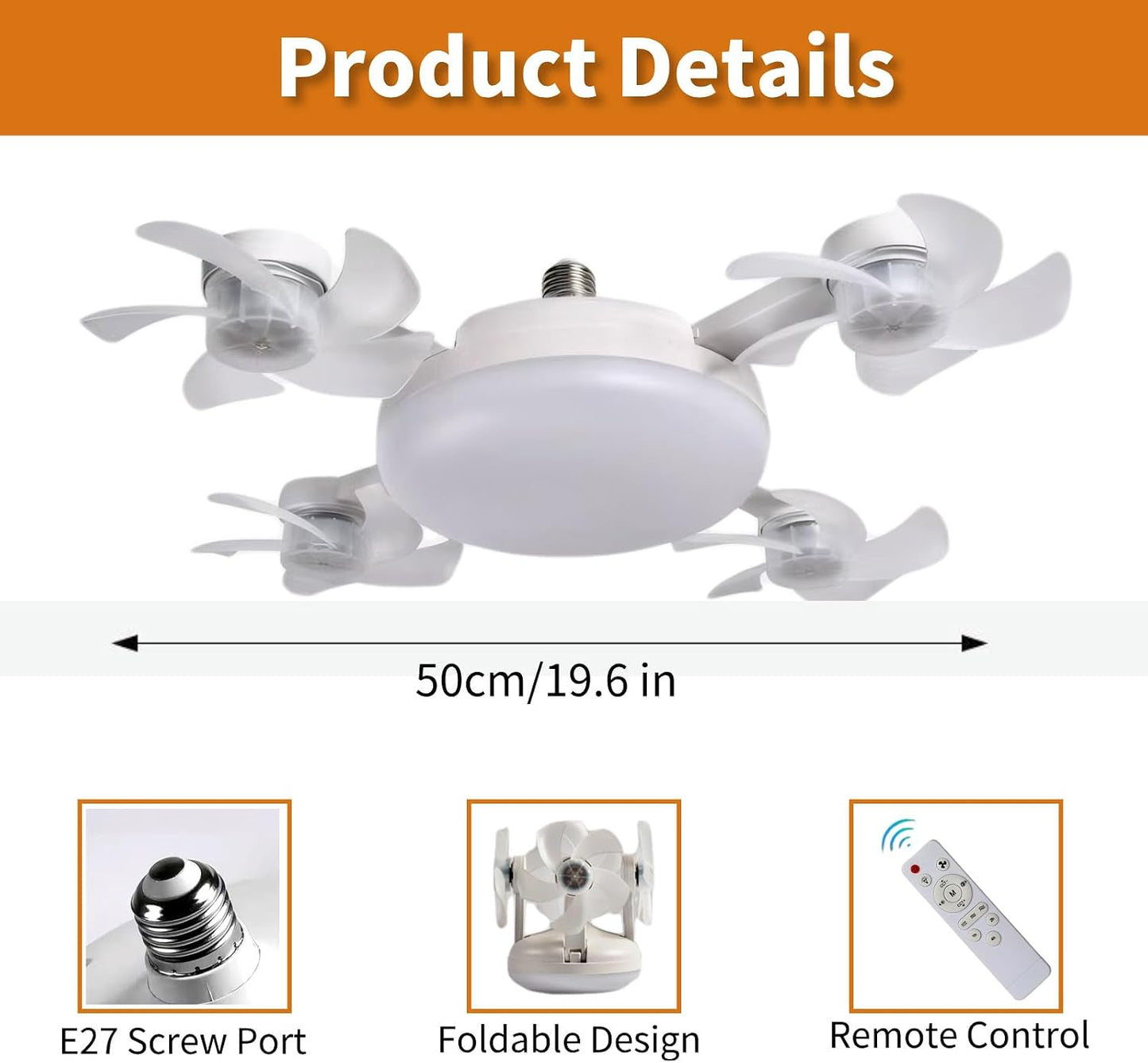 Ceiling Fans with Lights and Remote