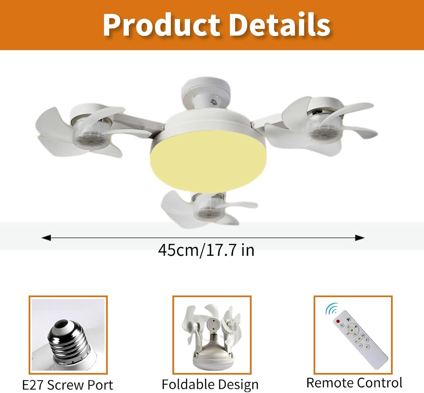 Ceiling Fans with Lights and Remote
