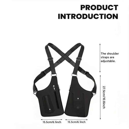 🔥Last Day 48% OFF-Premium Leather Adjustable Underarm Shoulder Bag for Men
