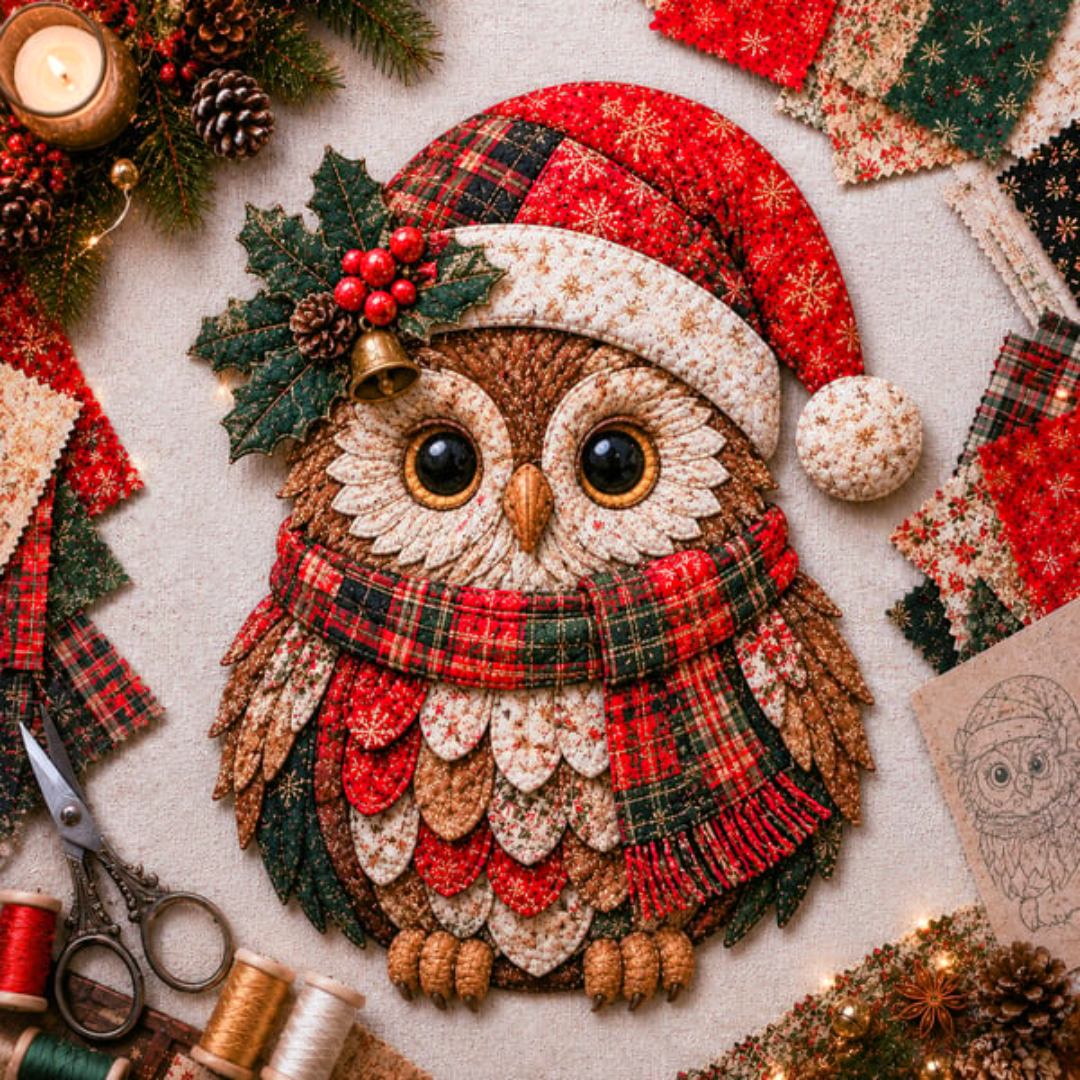 🎅Christmas Patchwork Fabric DIY Decor Kit