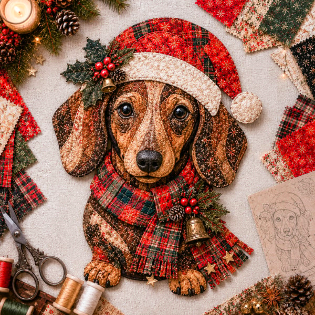 🎅Christmas Patchwork Fabric DIY Decor Kit