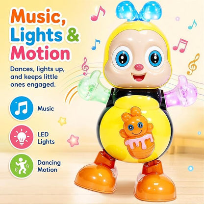 🐝Electric Dancing Bee Toy – Interactive Light & Music Fun