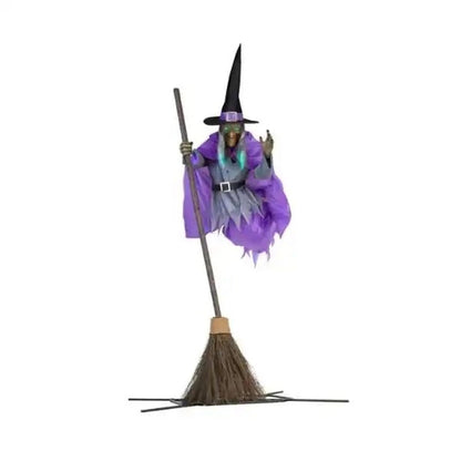 🧙‍♀️Halloween Props Garden Flying Witch