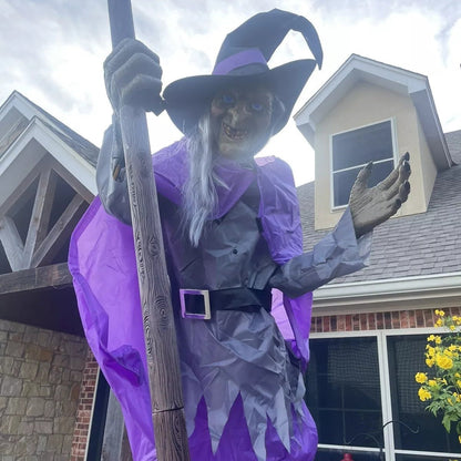 🧙‍♀️Halloween Props Garden Flying Witch