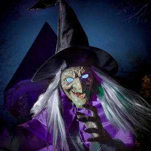 🧙‍♀️Halloween Props Garden Flying Witch
