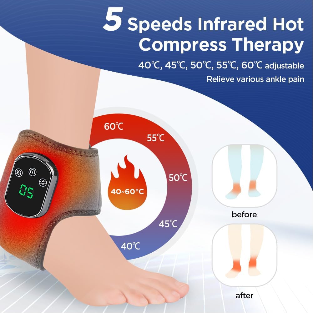 🦶Smart Wireless Foot Massager with Heat & Vibration Therapy