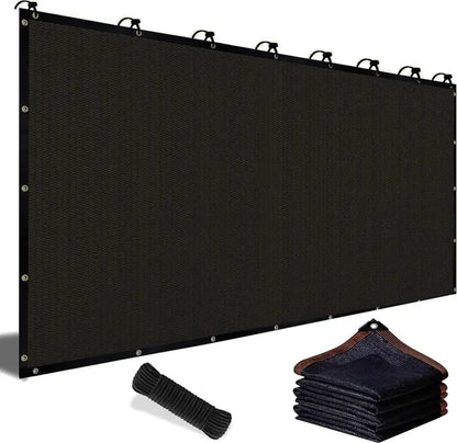 ⛅ Black 90% Blackout Fabric, UV Protection Shade Net with Reinforced Rivets