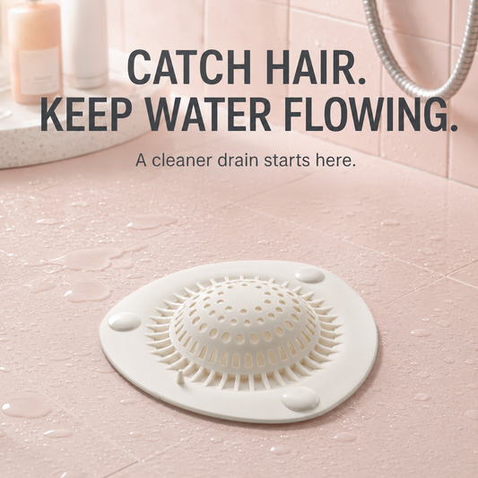 🕳️Hair Catcher Drain Covers – Keep Your Shower Drain Clear