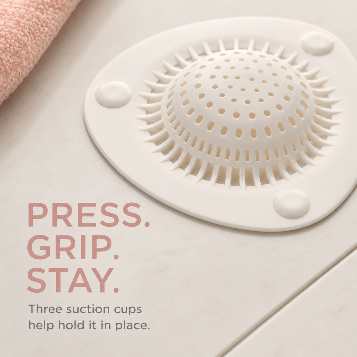 🕳️Hair Catcher Drain Covers – Keep Your Shower Drain Clear