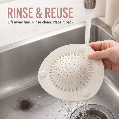 🕳️Hair Catcher Drain Covers – Keep Your Shower Drain Clear