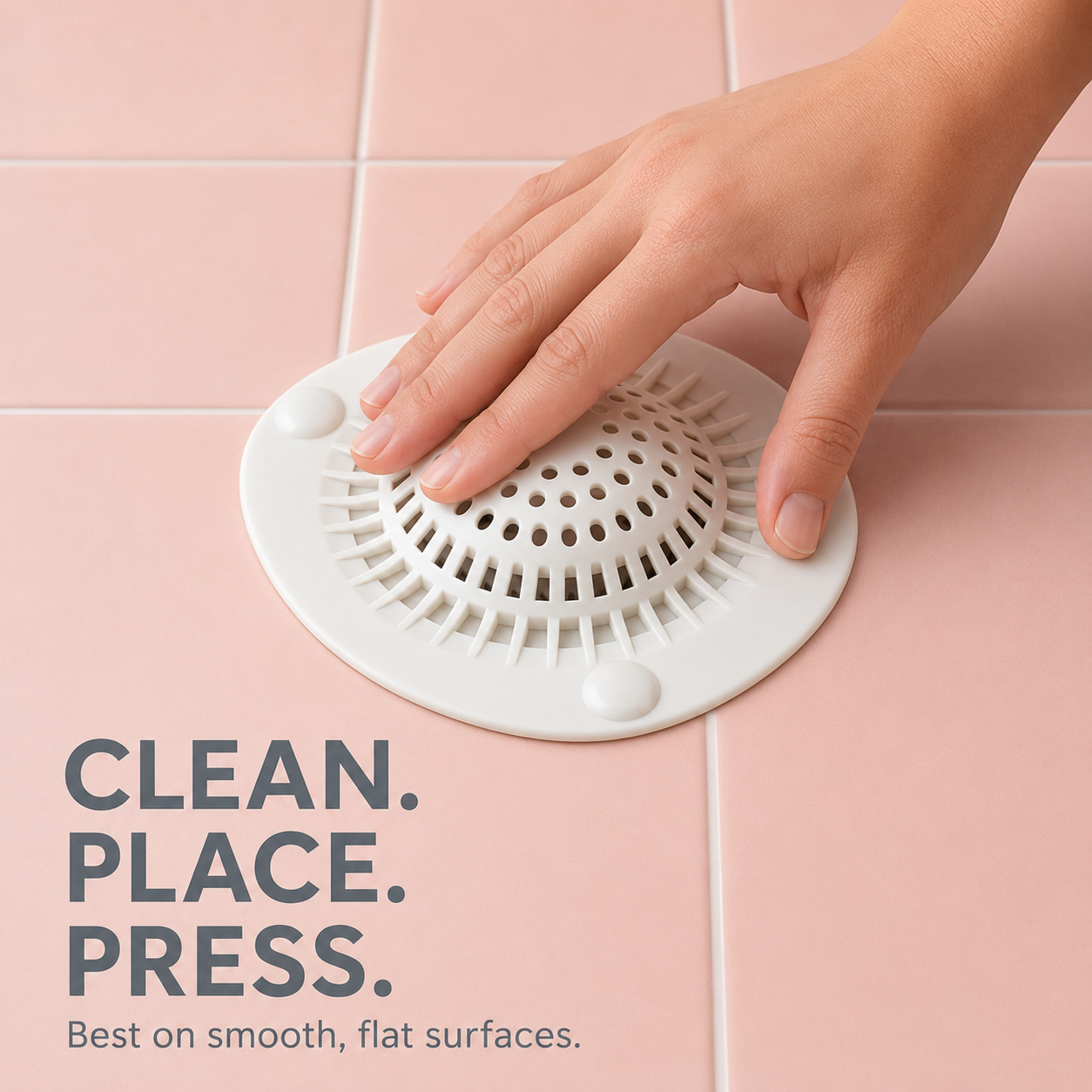 🕳️Hair Catcher Drain Covers – Keep Your Shower Drain Clear