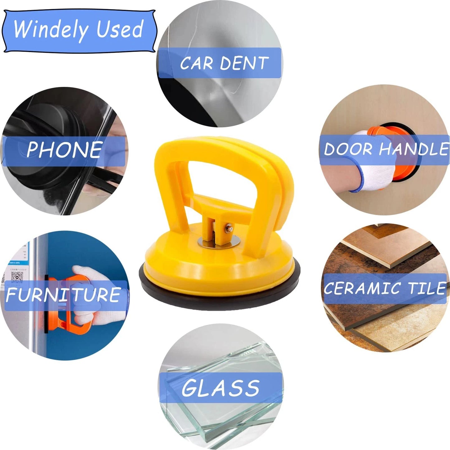Suction Cup Dent Puller Handle Lifter