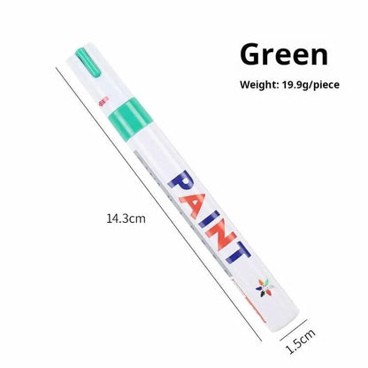 🎨 Oil-Based Paint Marker Pen | Waterproof & Quick-Dry | Tires, Shoes, Glass, Metal & More | 12 Colors