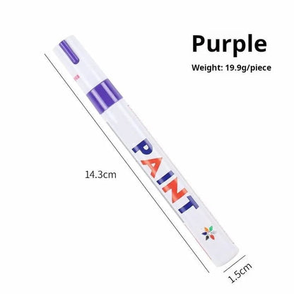 🎨 Oil-Based Paint Marker Pen | Waterproof & Quick-Dry | Tires, Shoes, Glass, Metal & More | 12 Colors