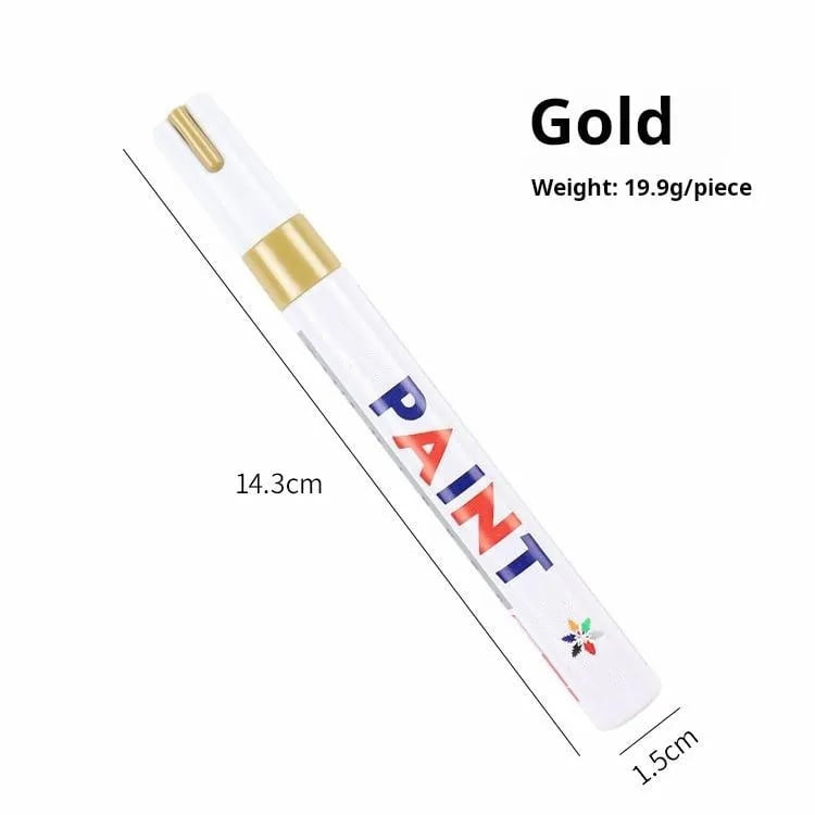 🎨 Oil-Based Paint Marker Pen | Waterproof & Quick-Dry | Tires, Shoes, Glass, Metal & More | 12 Colors