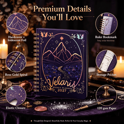🌙A Court of Thorns and Roses: Velaris 2027 Weekly Planner