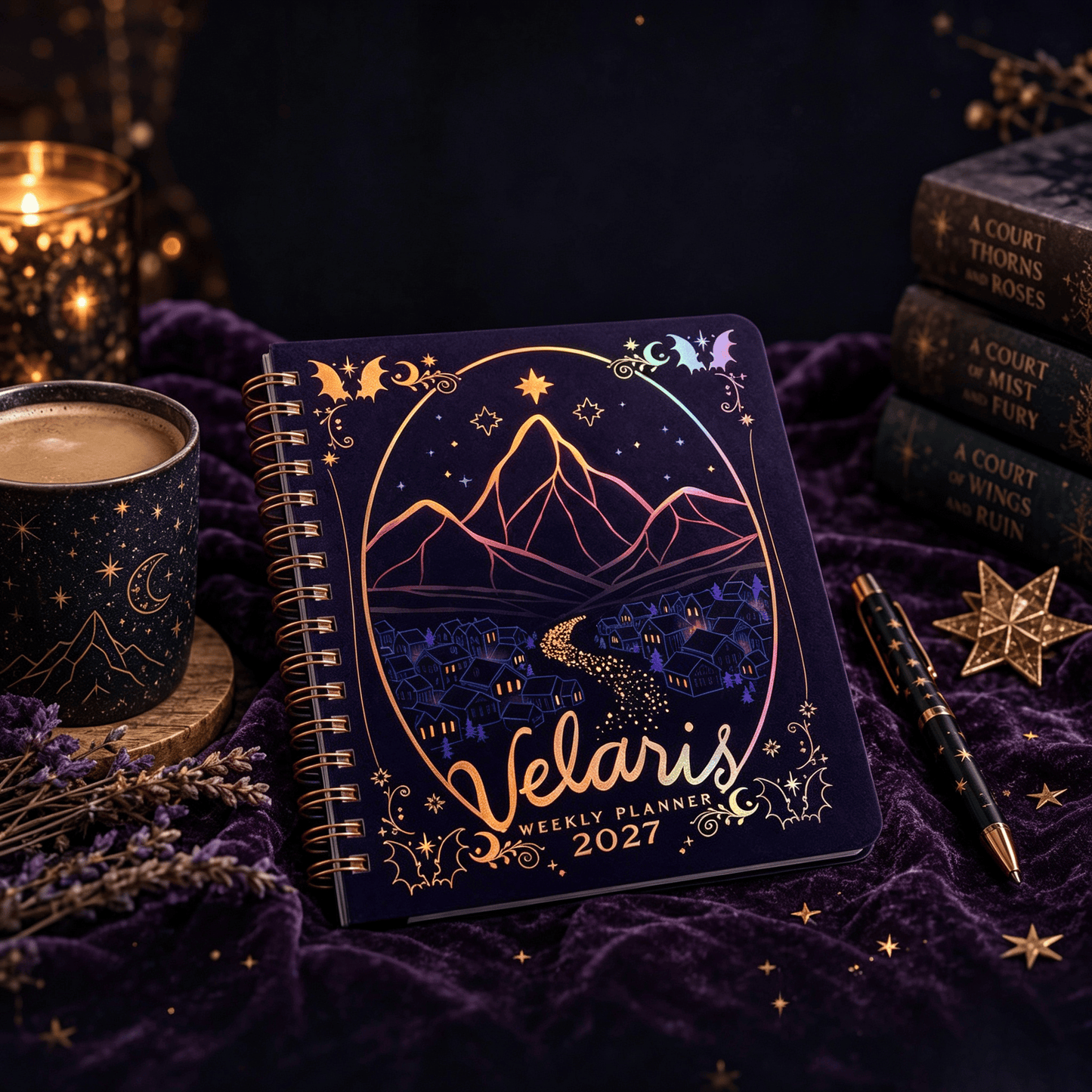 🌙A Court of Thorns and Roses: Velaris 2027 Weekly Planner