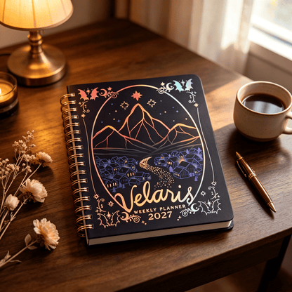 🌙A Court of Thorns and Roses: Velaris 2027 Weekly Planner