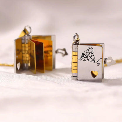 📒For Granddaughter and daughter - The Most Beautiful Chapter Book Necklace
