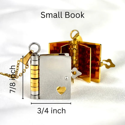 📒For Granddaughter and daughter - The Most Beautiful Chapter Book Necklace