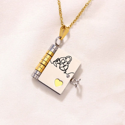 📒For Granddaughter and daughter - The Most Beautiful Chapter Book Necklace