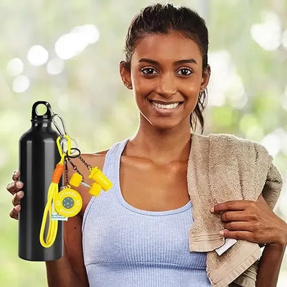 💪Fitness Keychain Set – Dumbbell, Kettlebell & Weight Plate Pendant