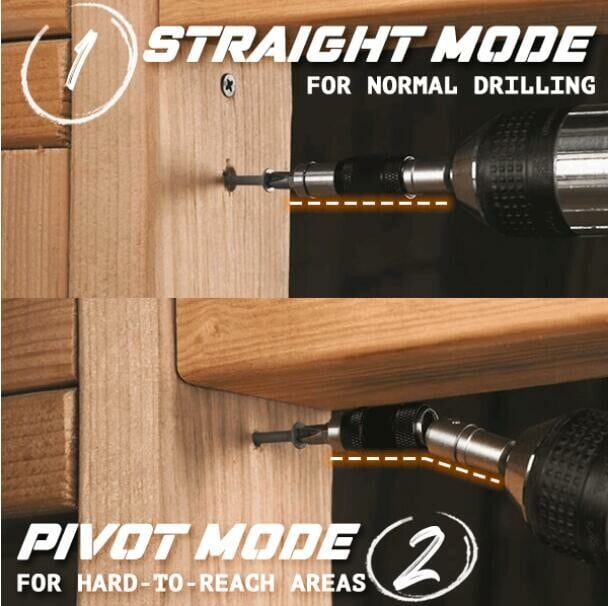 ⚡ Magnetic swiveling bit tip holder