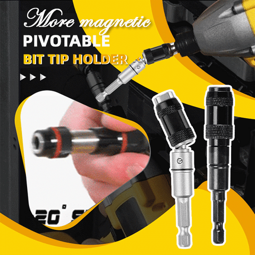 ⚡ Magnetic swiveling bit tip holder