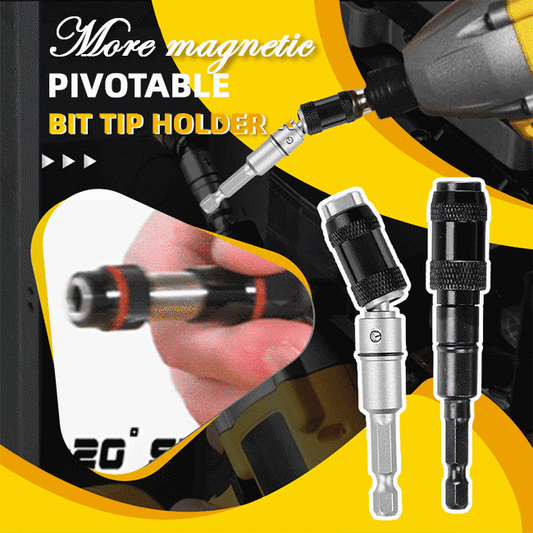 ⚡ Magnetic swiveling bit tip holder