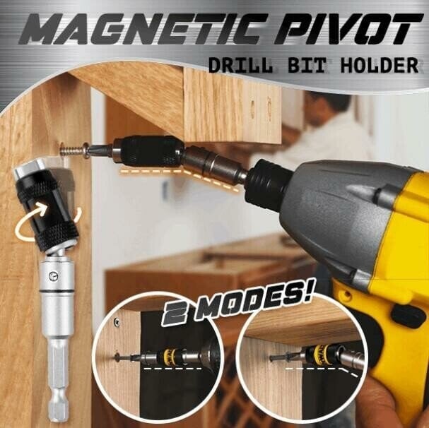 ⚡ Magnetic swiveling bit tip holder