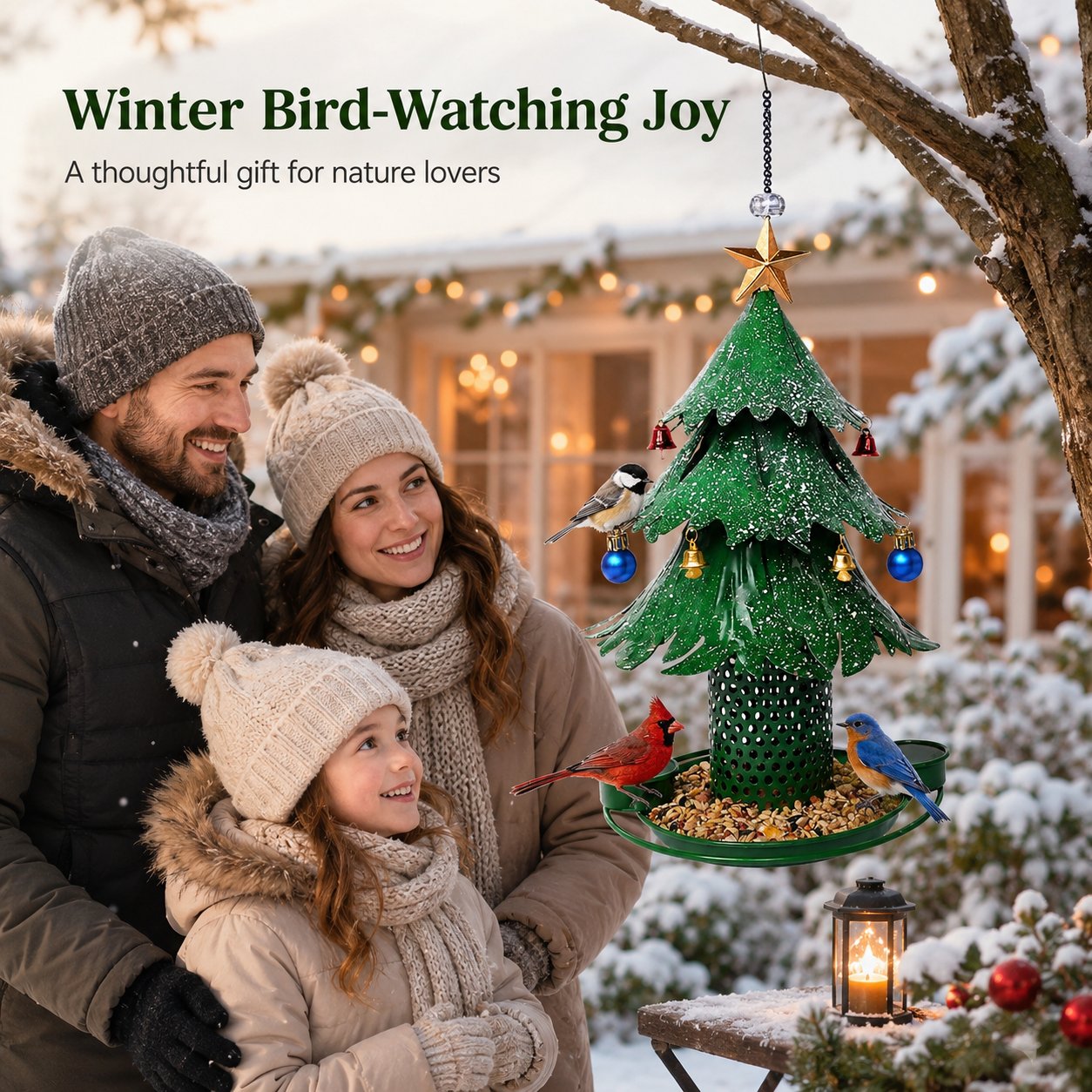 🐦Christmas Tree Bird Feedera-Festive Backyard Holiday Decor