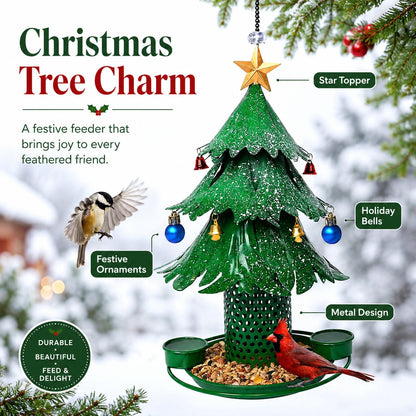 🐦Christmas Tree Bird Feedera-Festive Backyard Holiday Decor