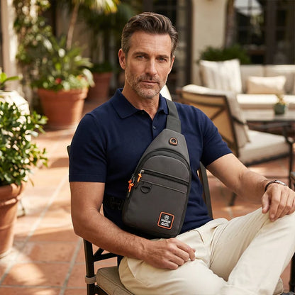 🎒 Waterproof Multi-pocket Crossbody Sling Bag