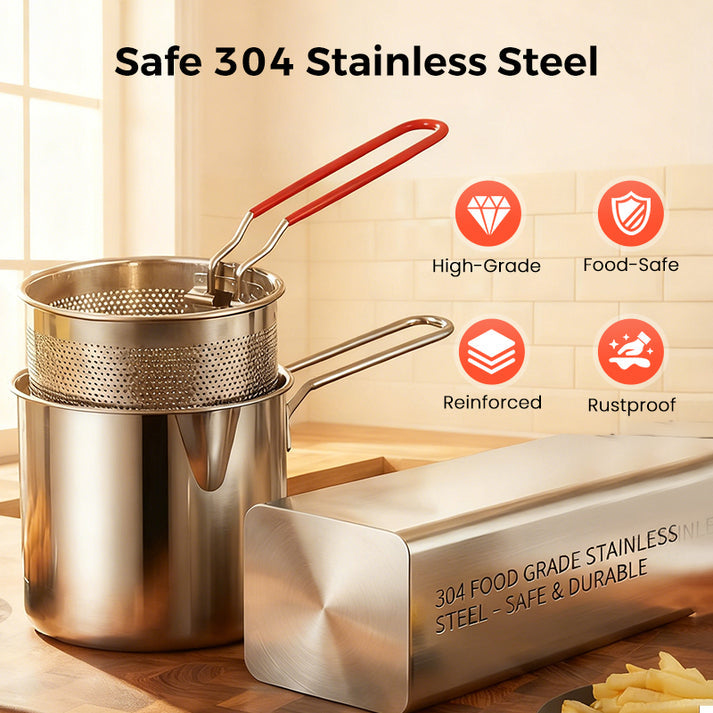 Stainless Steel Multifuntional Fryer Set