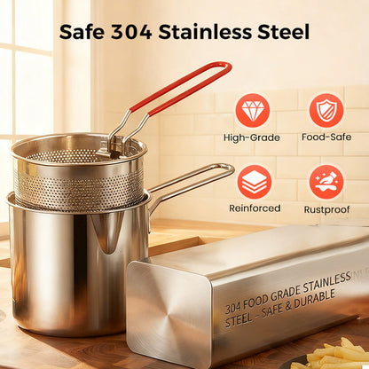 Stainless Steel Multifuntional Fryer Set