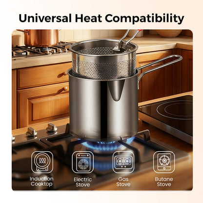Stainless Steel Multifuntional Fryer Set