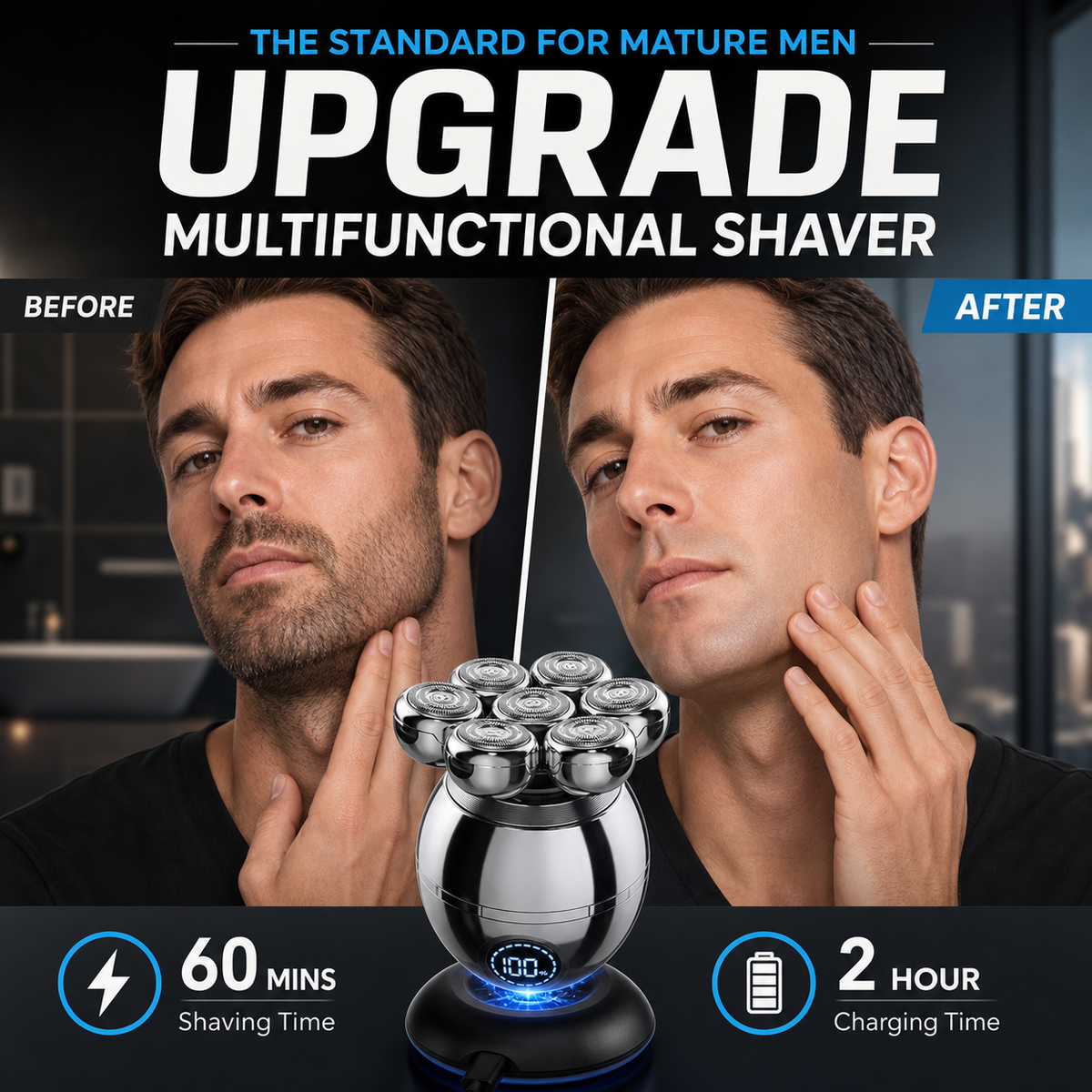 💪The Standard for Mature Men- Upgrade Multifunctional Shaver