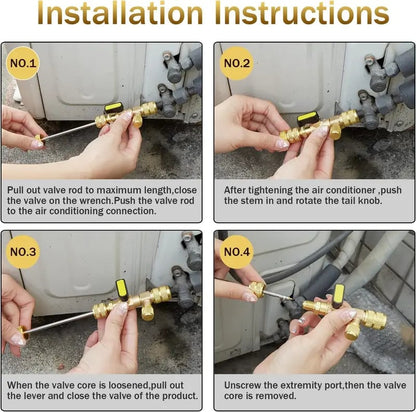 🚗2026 Hot Sale 49% OFF🔥Universal AC Valve Core Remover Tool for Automotive & Household HVAC/R Systems