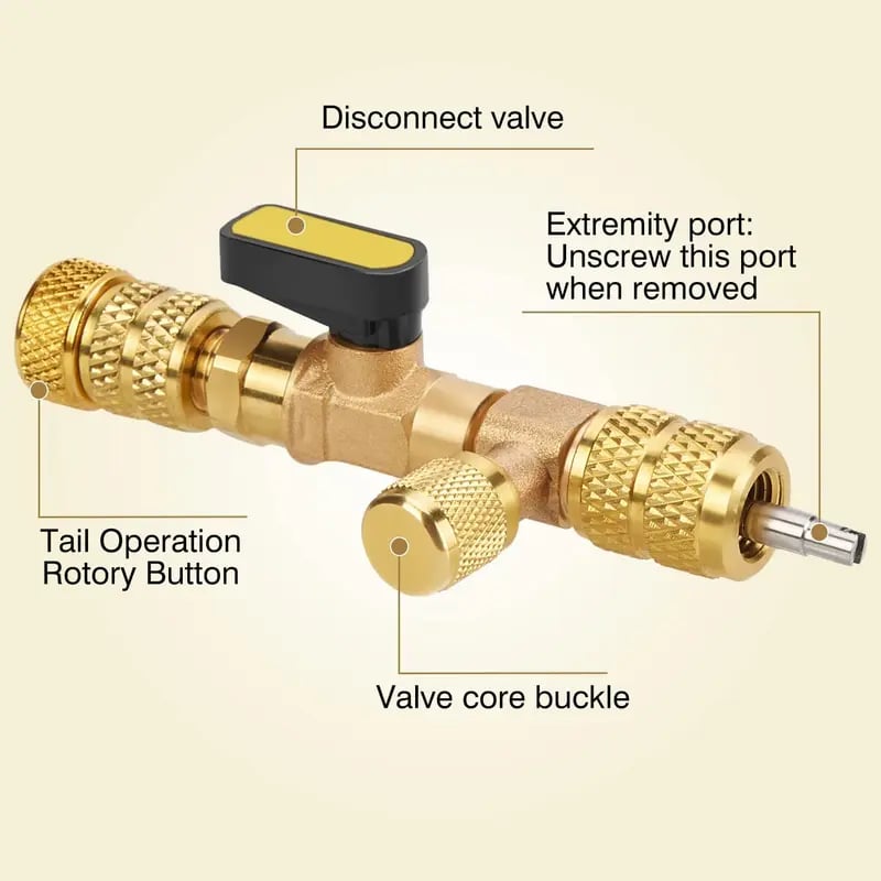 🚗2026 Hot Sale 49% OFF🔥Universal AC Valve Core Remover Tool for Automotive & Household HVAC/R Systems