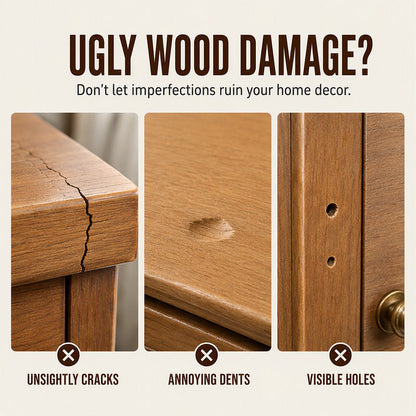 🔨Wood Filler Paste for Furniture Crack & Hole Repair Kit