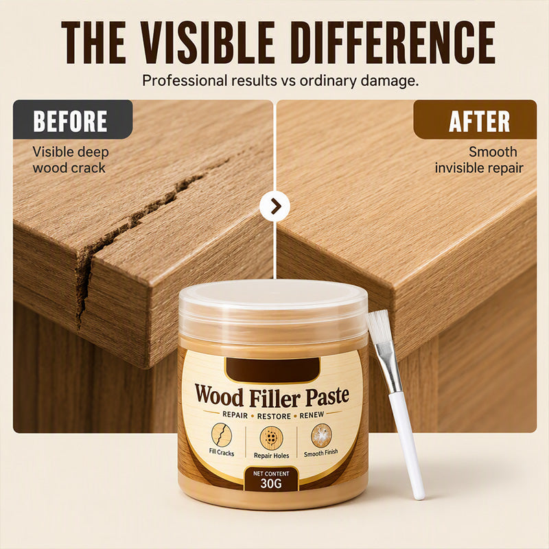 🔨Wood Filler Paste for Furniture Crack & Hole Repair Kit