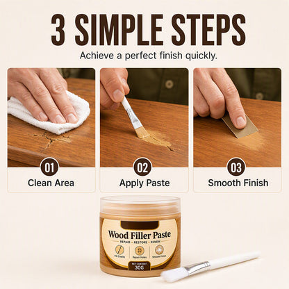 🔨Wood Filler Paste for Furniture Crack & Hole Repair Kit
