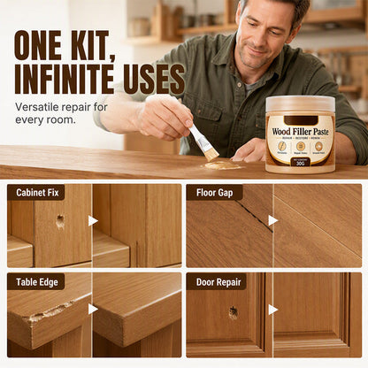 🔨Wood Filler Paste for Furniture Crack & Hole Repair Kit