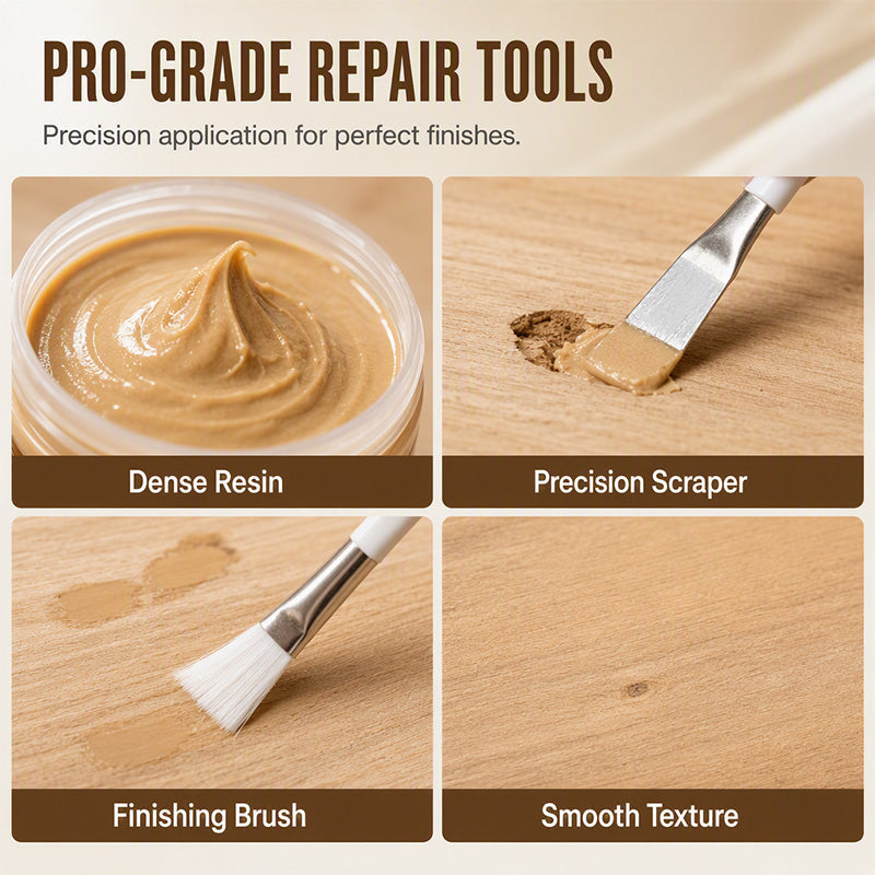 🔨Wood Filler Paste for Furniture Crack & Hole Repair Kit