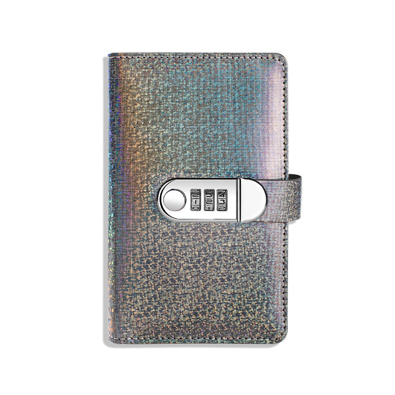 💖 Glitter Combination Lock Budget Binder - Secret Cash & Receipt Organizer