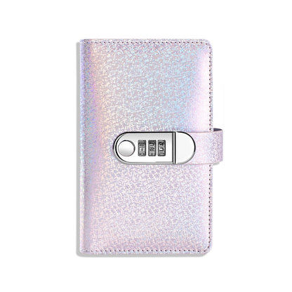 💖 Glitter Combination Lock Budget Binder - Secret Cash & Receipt Organizer