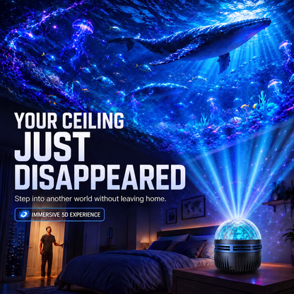🎁360° Smart Holographic Starry Sky Projector (HD Smart Dynamic 5D)